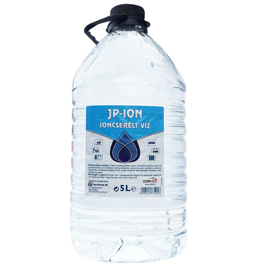 Ioncserélt (desztillált) lágy víz 5 l JP-ION