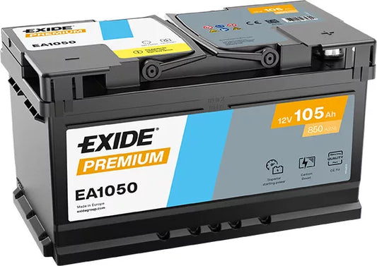 Exide Premium 105Ah 850A Jobb+ Akkumulátor (EA1050)